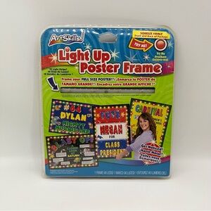 ArtSkills Light Up Poster Frame Full Size, 1 Frame, 40 Blinking Lights (PA-1404)